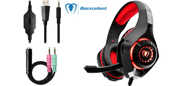 Auriculares Gaming Beexcellent GM-100 HB con micro