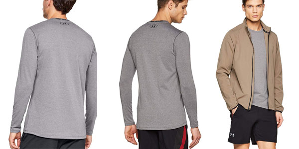 Camiseta Under Armour Fitted ColdGear para hombre en oferta en Amazon