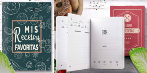 Cuaderno en blanco para recetas de cocina a muy buen precio