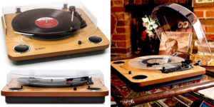 Chollo Giradiscos Ion Audio Max LP estéreo de 3 velocidades con conversor digital