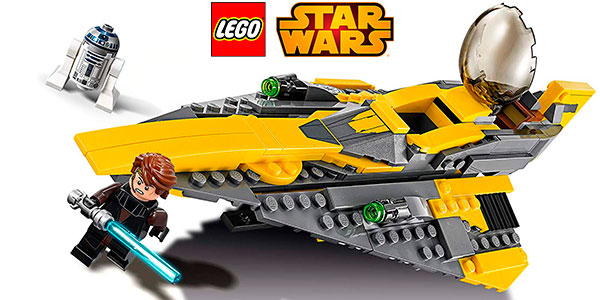 Chollo Caza estelar Jedi de Anakin de LEGO Star Wars con 2 minifiguras 