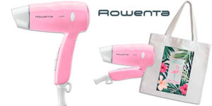 Chollo Mini secador de viaje Rowenta Pink Flamingo de 1.400 W