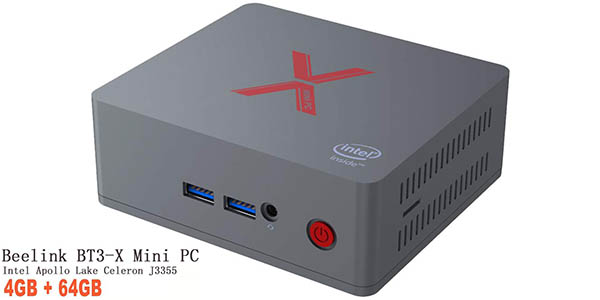 Mini PC Beelink BT3-X (Celeron J3355, 4GB DDR4, 64GB eMMC, Win10)