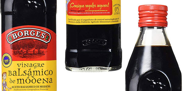 Pack x6 botellas Borges vinagre balsámico de módena de 500 ml chollo en Amazon