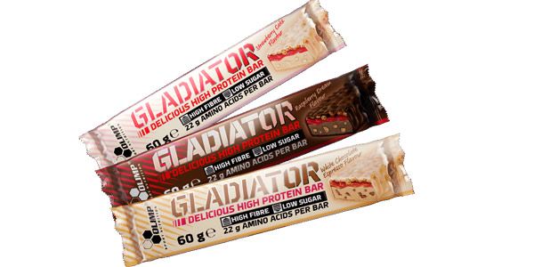 Pack x15 Barritas energéticas Olimp Sport Nutrition Gladiator Bar Brownie chollo en Amazon