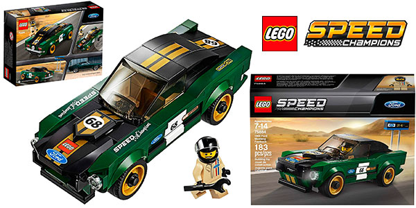 Set Ford Mustang Fastback de 1968 de LEGO Speed Champions barato