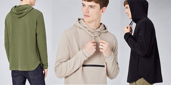 Sudadera Amazon Find Textured Overhead en oferta en Amazon