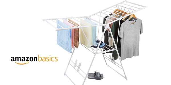 Tendedero de ropa AmazonBasics con alas barato en Amazon