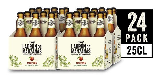 4 Packs x6 botellas de Ladrón de Manzanas Cider barato en Amazon