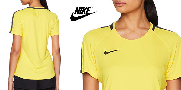 Camiseta deportiva Nike Academy18 Short Sleeve para mujer chollo en Amazon