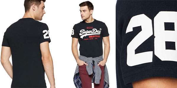 Camiseta Superdry Vintage Logo Tri Tee en oferta en Amazon