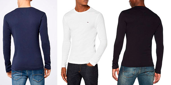 Camiseta Tommy Jeans slim fit en varios modelos para hombre barata