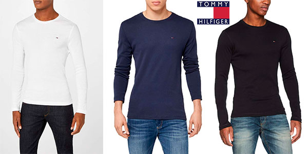 Chollo Camiseta Tommy Jeans slim fit en varios modelos para hombre