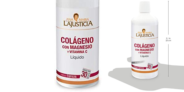 Cólageno con Magnesio y Vitamina C Ana Maria Lajusticia sabor cereza de 1L chollo en Amazon