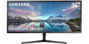 Monitor LED Samsung S34J552WQU de 34" UWQHD Ultrapanorámico