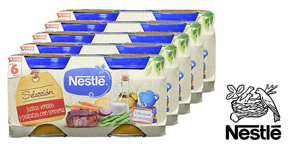 Nestle Naturnes seleccion judias patatas ternera papillas baratas