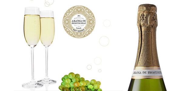 Pack x6 Cava Abadía de Montserrat Brut Reserva de 750 ml/ud chollo en Amazon