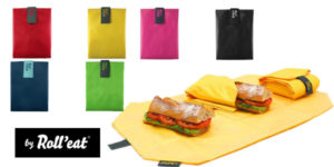 Porta Bocadillos Reutilizable Roll' eat Boc'n'Roll barato en Amazon