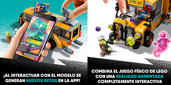 Autobús de Intercepción de LEGO Hidden Side con 6 minifiguras barato