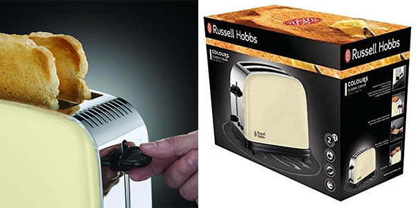 tostadora Russell Hobbs Colour Plus para rebanadas gruesas de pan chollo