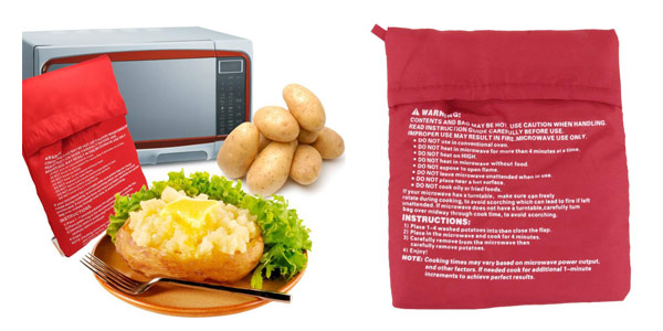 ▷ Chollo Bolsa para asar patatas al microondas por sólo 2,14€ con envío  gratis