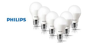 Pack 6 bombillas LED E27 Philips baratas en Amazon