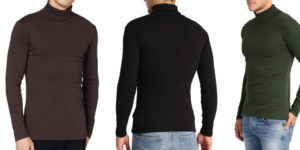Camiseta de cuello alto Lower East barata en Amazon
