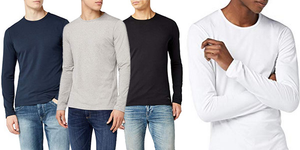 Camiseta de manga larga Pepe Jeans Original Basic L/S para hombre barata en Amazon