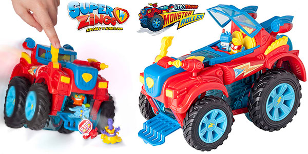 Chollo Set Monster Roller Hero Truck de SuperZings con 2 figuras