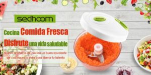 Sedhoom Cortadora picadora de verduras manual de 1.000 ml barata en Amazon