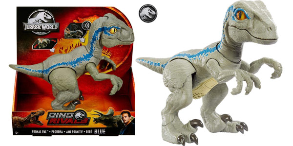 Perspectiva nitrógeno Escribe un reporte ▷ Chollo Dinosaurio de juguete Jurassic World Baby Blue Dino Velociraptor  de Mattel por sólo 21,99€ (27% de descuento)