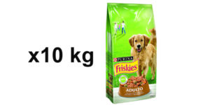 Purina Friskies Pienso para Perro Adulto Aves y Verduras de 10 kg barato en Amazon