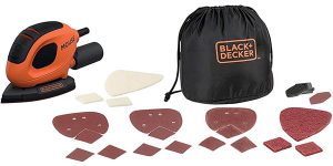 Lijadora BLACK+DECKER BEW230BCA-QS (10 accesorios + bolsa)