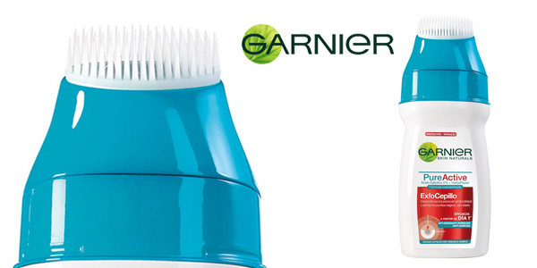 Limpiador exfoliante de uso diario Garnier PureActive Intensive Exfocepillo para piel grasa de 150 ml barato en Amazon