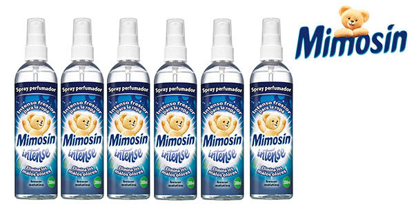 Pack x6 Mimosín Spray Perfumador Intense para la ropa