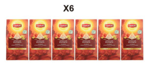 Pack x6 Estuches Lipton Selección Exclusiva Infusión African Rooibos barato en Amazon