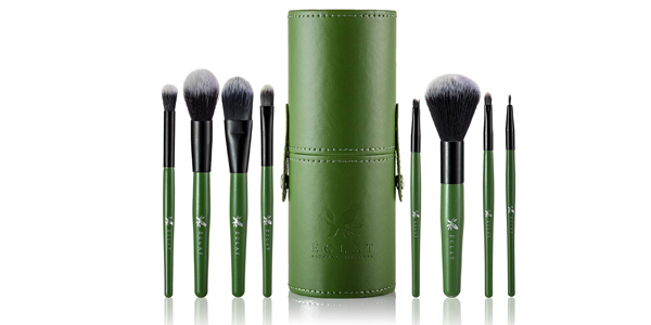 Pack de 8 Brochas Maquillaje Éclat Natural Skincare con funda incluida barata en Amazon