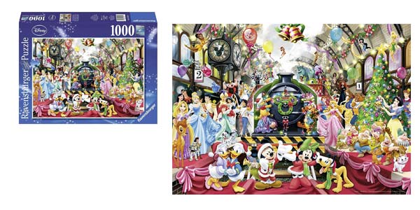 Puzle de 1000 piezas Navidad Disney de Ravensburger barato en Amazon