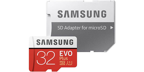 Tarjeta mMicroSDXC Samsung EVO Plus de 32 GB