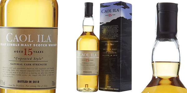 Whisky Escocés Caol Ila Unpeated Style 15 Años de 700 ml barato en Amazon