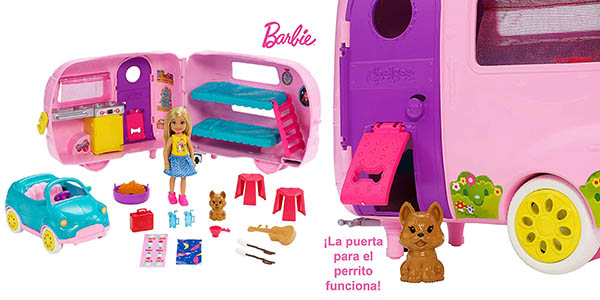 Barbie Chelsea muñeca con caravana oferta