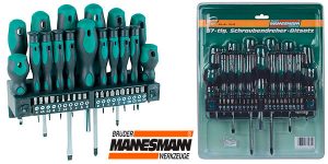 Chollo Juego Mannesmann M11415 de 17 destornilladores y 20 puntas