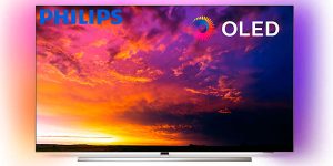 Chollo Smart TV Philips 55OLED854 UHD 4K HDR Ambilight de 55" con IA