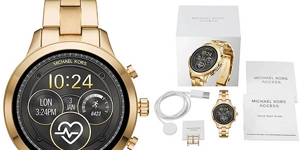 reloj de pulsera dorado Michael Kors MK5045 oferta