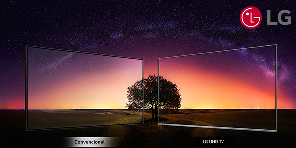 Smart TV LG 55UM7610PLB UHD 4K HDR de 55" con IA en oferta