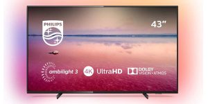 Smart TV Philips 55PUS6704/12 UHD 4K de 55" HDR Ambilight 3 barata en Amazon