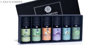 Set x6 Aceites Esenciales Lagunamoon para aromaterapia barato en Amazon