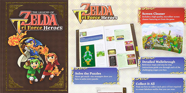 Chollo Libro guía The Legend of Zelda: Tri Force Heroes Collector's Edition