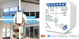 Relé inteligente para interruptor de persianas con WiFi