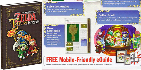 Libro guía The Legend of Zelda: Tri Force Heroes Collector's Edition barato